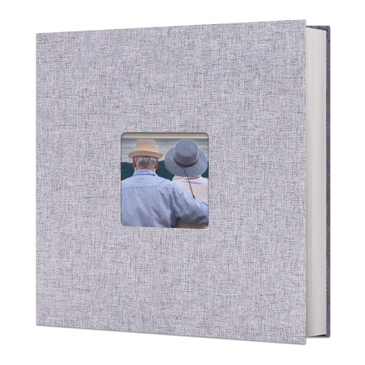 Vienrose Linen Photo Album 300 Pockets for 4x6 Photos Fabric Cover Photo  Books Slip-in Picture Albums Wedding Baby Grey