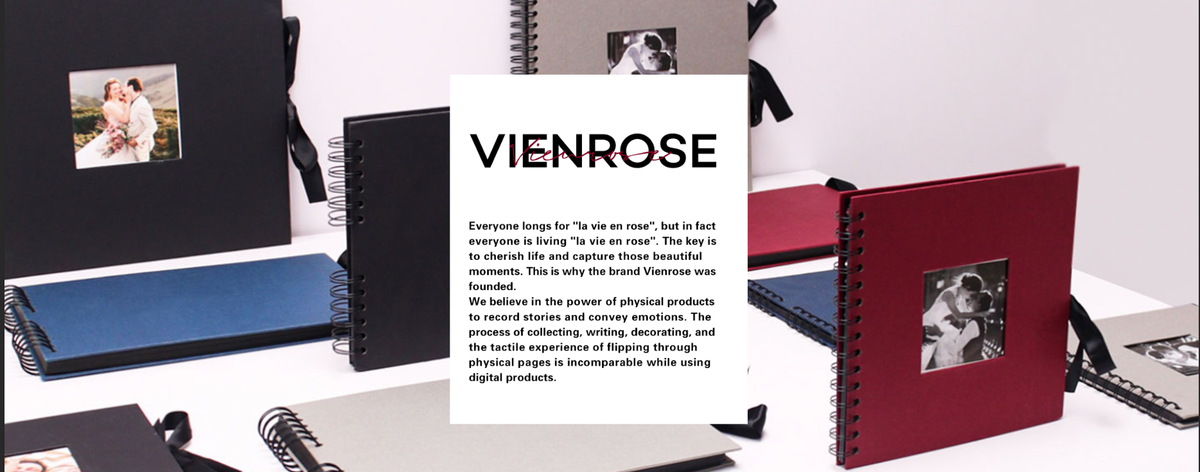 Vienrose Faux Leather Family And Friends Album