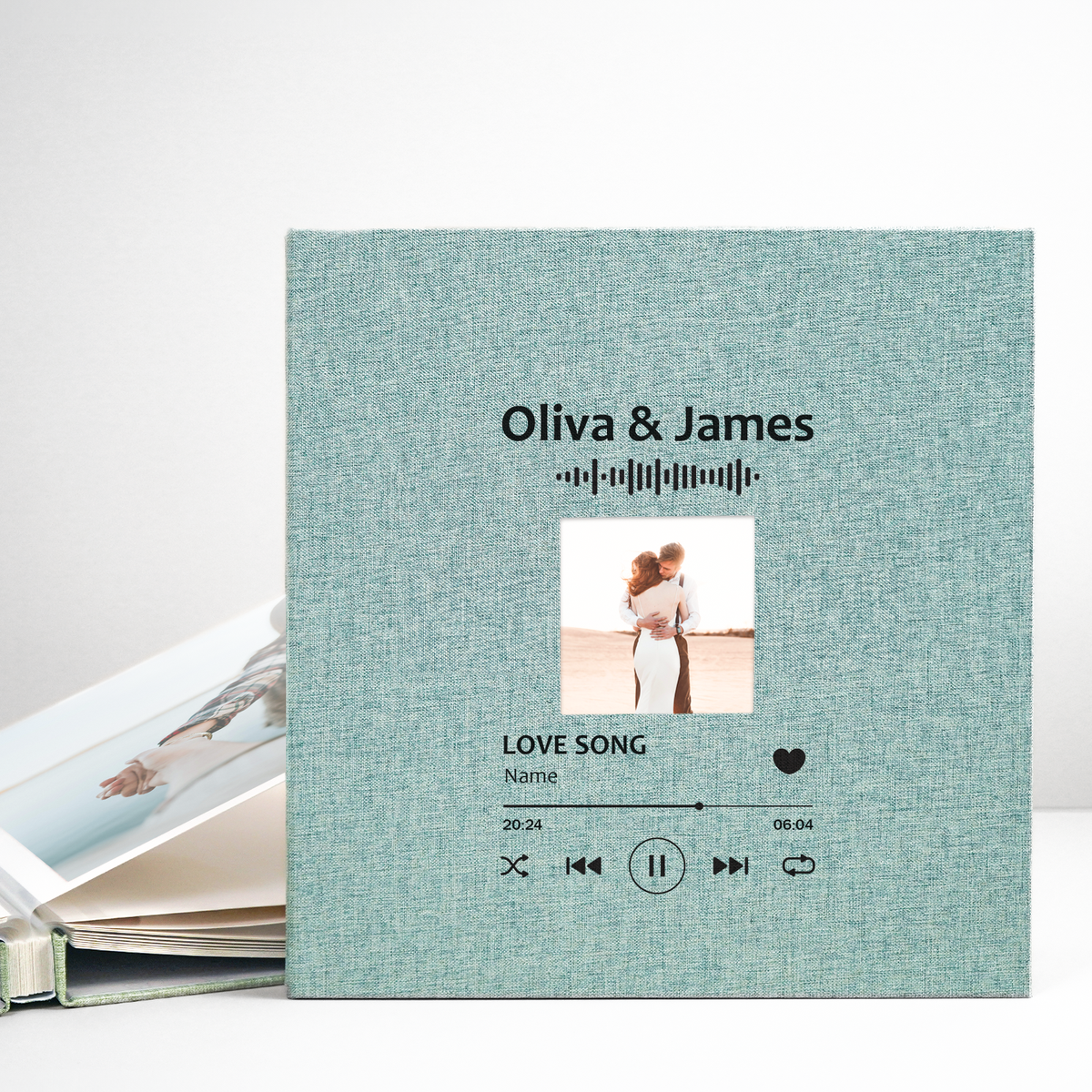 Custom Personalized Song Music Couple Photo Album Unique Valentine's D ...
