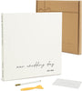 Self-Adhesive Photo Album Scrapbook – Linen DIY Memory Book for Wedding, Family & Travel Photos