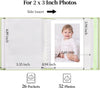 Linen & Cloth Cover Pocket Photo Book for Instax Mini, Polaroid & Instant Camera Pictures
