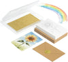 Botanical Watercolor Cards with Envelopes – Blank Floral Art Cards for Painting, DIY Greeting Cards & Creative Projects