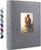 Linen Photo Album – 4x6 Photo Book with Slip-In Pockets