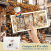 Watercolor Sketchbook – Linen Cover Travel Art Journal for Painting, Drawing & Sketching