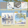 Watercolor Sketchbook – Linen Cover Travel Art Journal for Painting, Drawing & Sketching