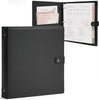 3-Ring Binder Organizer with Faux Leather Cover