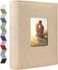 Linen Photo Album – 4x6 Photo Book with Slip-In Pockets