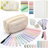 Bible Journaling Kit, Bible Study Supplies, Book Annotation Kit, Bible Highlighters and Pens No Bleed, 75 Bible Tabs Notebook Christmas Christian Gifts, Bible Journaling Supplies for Women